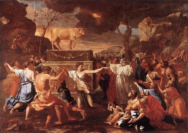 Nicolas Poussin Adoration of the Golden Calf